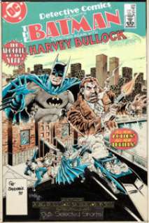 Pat Broderick Detective Comics #549 Cover Original Art (DC, 1985). Batman teams up with Detective Harvey - | Heritage