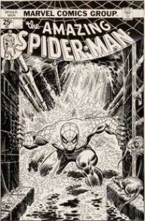 Gil Kane and John Romita Sr. Amazing Spider-Man #151 Cover Original Art (Marvel, 1975). This - | Heritage