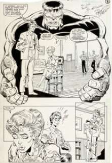 Todd McFarlane, Erik Larsen, and Jim Sanders III Incredible Hulk #346 Page 8 Original Art (Marvel, 1988). -