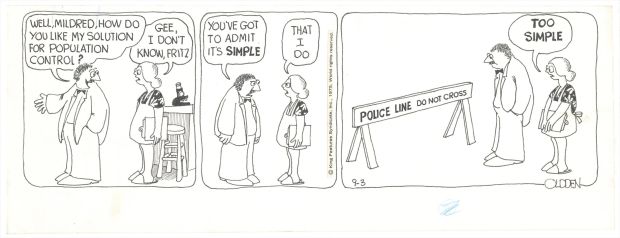 Olden-Original Gag Panel (1975) | Russ Cochran