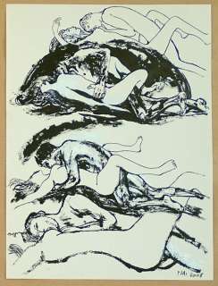 Baudoin, Edmond | Baudoin, Edmond - Dessin original - Couple Érotique - (2008) | Catawiki