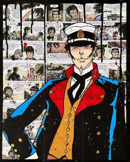 Gagliardo, Tiziano | Gagliardo, Tiziano - original artwork su pagine fumetto "Corto Maltese” (2023) | Catawiki