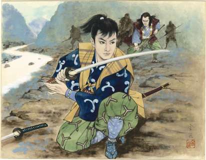 Kanaya Ueki Hand-Drawn Color Shikishi "Kaze Kozo" | Mandarake (Big Web)