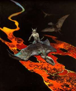 Frank Frazetta Thor’s Flight Oil Painting Original Art (1968). Frank Frazetta is recognized as one of the - | Heritage