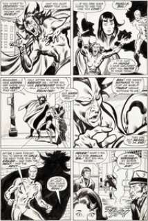 John Buscema and Chic Stone Silver Surfer  #17 Story Page 2 Mephisto Original Art (Marvel, 1970)....