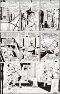 Dave Gibbons Watchmen #11 Story Page 24 Original Art (DC, 1987).  Ozymandias explains the depth of his mad -