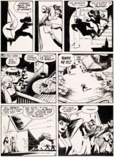 Will Eisner The Spirit Weekly Newspaper Section Sunday Page 5 Original Art dated 11-10-46 (Register and Tribune Sy... | Heritage