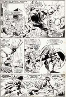 John Buscema and Dick Giordano Thor #231 Page 23 Original Art (Marvel, 1975).... | Heritage