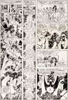George Pérez and Romeo Tanghal The New Teen Titans #4 Page 18 Original Art (DC, 1981)....