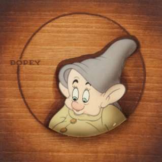 Snow White and the Seven Dwarfs Dopey Production Cel Courvoisier Setup (Walt Disney, 1937). The only blue-eyed - | Heritage