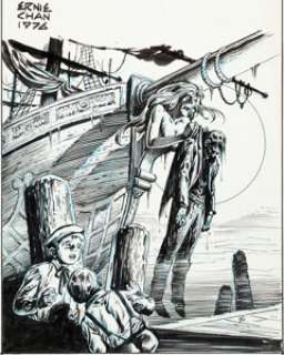 Ernie Chan House of Secrets #130 Cover Original Art (DC, 1975).... | Heritage