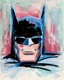 Bob Kane Batman Painting Original Art (undated).... | Heritage