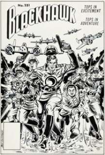 Dave Cockrum Blackhawk #251 Cover Original Art (DC, 1982). Cockrum drew only a few covers for the last -