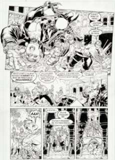 Arthur Adams and Al Gordon Tom Strong #4 Story Page 3 Original Art (DC, 1999)....