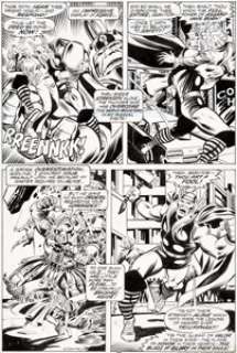 John Buscema and Joe Sinnott Thor #242 Story Page 12 Original Art (Marvel, 1975).... | Heritage