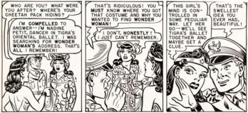 H. G. Peter Wonder Woman Partial Panel Page Original Art (DC, 1940s).... | Heritage