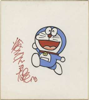 Fujiko Fujio Hand-Drawn Color Shikishi "Doraemon" | Mandarake (Big Web)