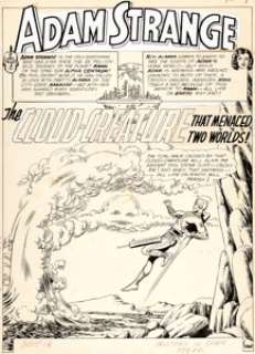 - Carmine Infantino and Murphy Anderson Mystery in Space #81 Splash Page 1 Adam Strange Original Art (DC, 1963)....