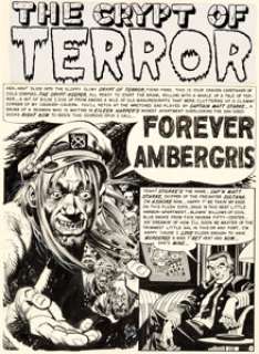 Jack Davis Tales from the Crypt #44 Complete 8-Page Story "Forever Ambergris" Original Art (EC, 1954).... (Total: 8 Original Art) | Heritage