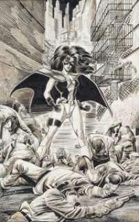  - Joe Staton and Bruce Patterson Huntress #1 Cover Original Art (DC, 1989)....