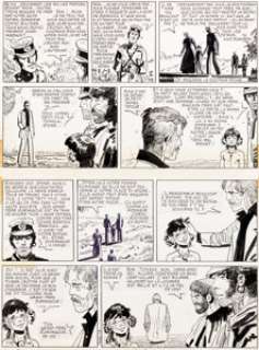 Hugo Pratt Corto Maltese Tome/Volume 5 Â« L’Ange Ã  la Fenêtre d’Orient Â» Â« Fables et Grand-Pères Â» Planche 19 (Cast... | Heritage