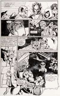  - George Pérez and Joe Rubinstein Infinity Gauntlet #4 Page 7 Original Art (Marvel, 1991)....