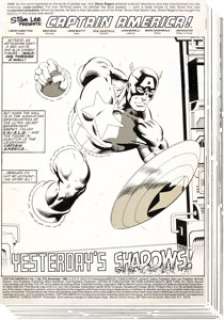  - Mike Zeck and John Beatty Captain America #275 Complete 22-Page Story "Yesterday‘s Shadows!" -