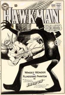 Murphy Anderson Hawkman #5 Cover Original Art (DC, 1964-65). One of his best artists draws the Winged - | Heritage