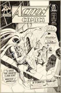 Curt Swan and Murphy Anderson Action Comics #406 Cover Original Art (DC, 1971).... | Heritage
