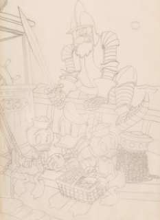 Carl Barks Menace from the Grotto Preliminary Original Art (1976).... | Heritage