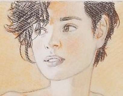 Arinouchkine, Andreï | Arinouchkine, Andreï - Dessin original couleur - Nu | Catawiki