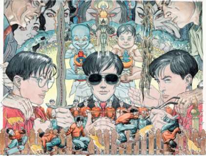 Michael Kaluta Books of Magic #73-75 Triptych Cover Original Art (DC/Vertigo, 2000)....