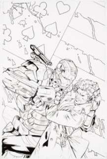 Clay Mann Gambit #13 Cover Original Art (Marvel Comics, 2013)....