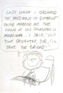 Charles Schulz (1922 Ã¢â‚¬â€œ 2000), Last Night I DreamedÃ¢â‚¬Â¦ | Cambi Casa d’Aste