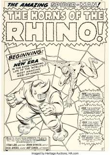 John Romita Sr. and Mike Esposito (as M. Demeo) Amazing Spider-Man #41 Splash Page 1 Original Art (Marvel, 1966)....