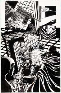 Rod Whigham and Gerry Fernandez The Shadow Strikes! #16 Splash Page 15 Original Art (DC Comics, 1991)....
