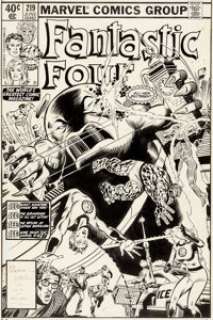 Bill Sienkiewicz and Joe Sinnott Fantastic Four #219 Cover Original Art (Marvel Comics, 1980).... | Heritage