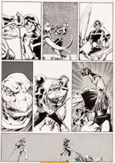 John Byrne and Terry Austin Marvel Preview #11 Story Page 41 Star-Lord Original Art (Marvel, 1977). This -