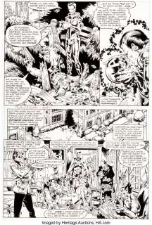 Michael Golden And Armando Gil | The Avengers Annual #10 Story Page 8 Original Art (Marvel, 1981). | Heritage