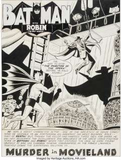 Sheldon Moldoff and Charles Paris - Detective Comics #314 Splash Page 1 Original Art (DC, 1963).