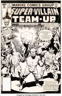 Keith Pollard And Bruce Patterson | Super-Villain Team-Up #17 Cover Original Art (Marvel, 1980). | Heritage
