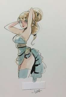 Barbucci | Barbucci, Alessandro - Dessin original couleur dédicacé - Ekhö monde miroir - Fourmille | Catawiki