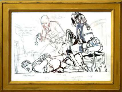 Liberatore, Tanino | L’ANNONCE NE DISAIS PAS çA... illustration préparatoire | Cornette de St Cyr