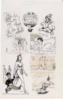 Robert Crumb - Young Lust #3 Collaborative "Lusty Little Laffs" Page Original Art (Last Gasp Publ., 1972).