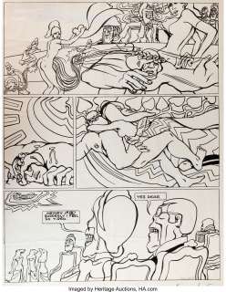 Guy Peellaert | Pravda La Survireuse Planche 48 (Eric Losfeld, 1968). Guy Peellaert Pravda La Survireuse Story Page 48 Original Art (Eric Losfeld, 1968). | Heritage