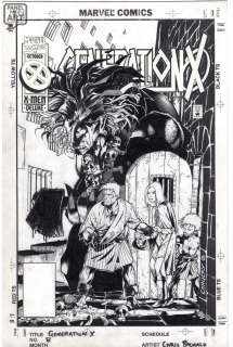 Chris Bachalo | Generation X 8 Cover | Panel Page Art
