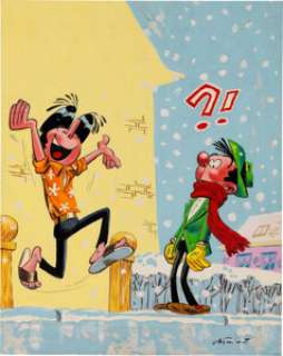 Dino Attanasio Modeste and Félix Pep N°13 Cover Original Art (De Geillustreerde Pers N.V., 1966).... | Heritage