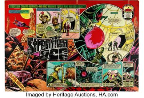 Ezquerra, Carlos - Carlos Ezquerra Starlord #8 Title Story Pages 16-17 Strontium Dog Original Art (IPC Magazines, 1978)....