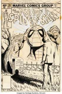 Pollard, Keith - Keith Pollard and Al Milgrom The Amazing Spider-Man #196 Cover Original Art (Marvel, 1979)....