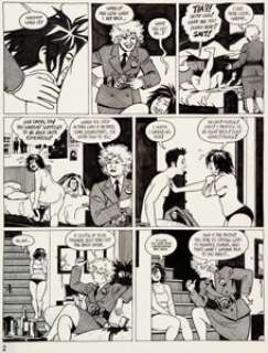 Hernandez, Jaime | Jaime Hernandez Love and Rockets #26 Story Page 2 Maggie, Ray, and Vicki Glori Original Art (Fantagraphics, 1988).... | Heritage